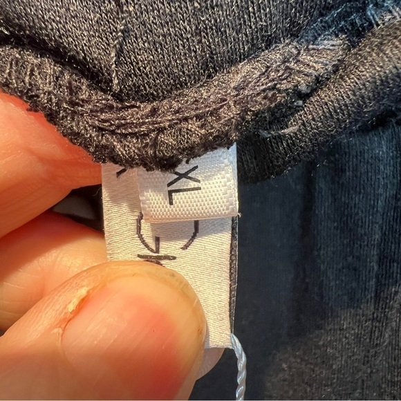 NWT GLORY SUNSHINE Black Cropped Palazzo Pants. Size XL - Picture 3 of 7